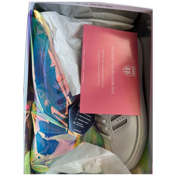 K-Swiss Venus Williams Court Traymore low comfort sneaker white iridescent 7 NIB - Picture 10 of 12